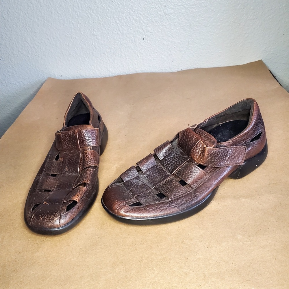NWOB Atrex Men's Brown Customized Comfort Shoe Size: 8.5